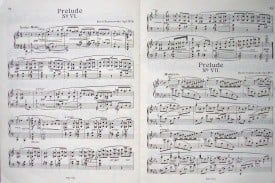 Szymanowski: 9 Preludes Opus 1 for piano published by Universal
