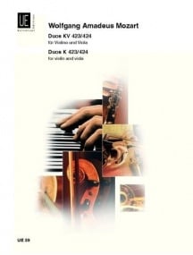 Mozart: 2 Duos K423 & K424 for Violin & Viola published by Universal