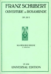 Schubert: Overture to Rosamunde Opus 26 No 1 for Violin & Piano published by Universal