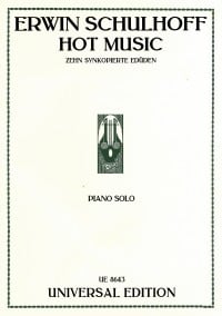 Schulhoff: Hot Music for Piano published by Universal