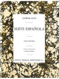 Sanz: Suite Espanola for Guitar published by UME