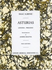 Albeniz: Asturias Preludio for Guitar published by UME