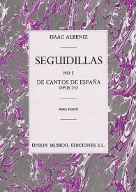 Albeniz: Seguidillas for Piano published by UME