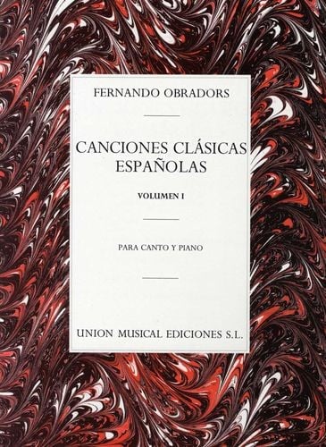 Obradors: Canciones Clasicas Espanolas Volume I published by UME