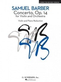 Barber: Concerto for Violin published by Schirmer