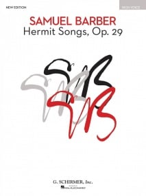Barber: Hermit Songs for High Voice published by Schirmer