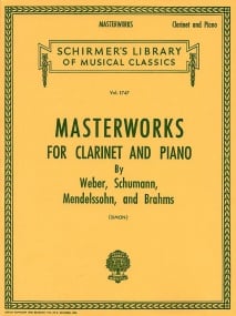 Masterworks for Clarinet and Piano published by Schirmer