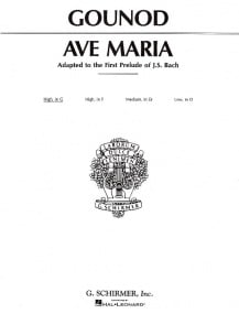 Gounod: Ave Maria In G for High Voice published by Schirmer