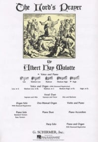 Malotte: The Lord's Prayer in Eb High Voice published by Schirmer