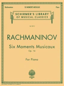 Rachmaninov: Moments Musicaux for Piano published by Schirmer