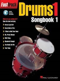 Fast Track: Drums 1 - Songbook One published by Hal Leonard