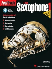 Fast Track: Eb Saxophone published by Hal Leonard (Book/Online Audio)