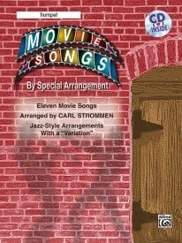 Movie Songs By Special Arrangement - Trumpet published by Warner (Book & CD)
