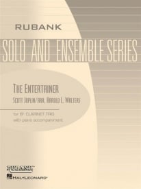 Joplin: The Entertainer for Clarinet Trio & Piano published by Rubank