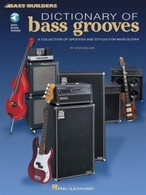 Bass Builders: Dictionary Of Bass Grooves published by Hal Leonard (Book & CD)