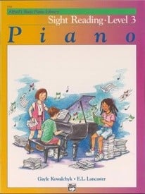 Alfred's Basic Piano Course: Sight Reading Book 3