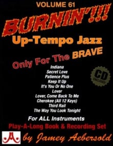 Aebersold 61: Burnin' Up-Tempo Jazz for All Instruments (Book & CD)