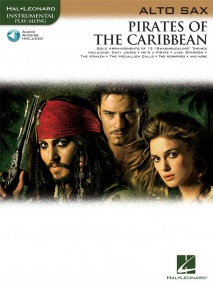 Pirates of the Caribbean - Alto Saxophone published by Hal Leonard (Book/Online Audio)