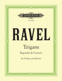Ravel: Tzigane for Violin published by Peters Edition