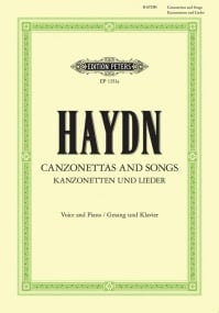 Haydn: 35 Canzonettas and Songs published by Peters