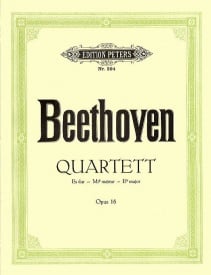 Beethoven: Piano Quartet in Eb Opus 16 published by Peters