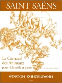 Saint-Sans: Le Carnaval des Animaux for Cello published by Kunzelmann