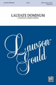 Mozart: Laudate Dominum SATB & Soprano Solo published by Lawson Gould