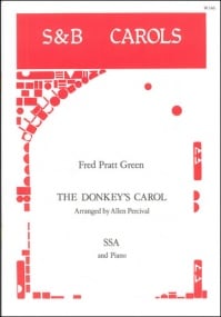 Percival: The Donkeys Carol SSA published by Stainer and Bell