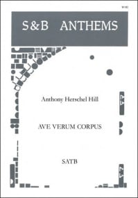 Hill: Ave Verum Corpus SATB published by Stainer and Bell