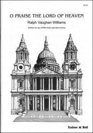 Vaughan Williams: O praise the Lord of heaven SATB published by Stainer and Bell