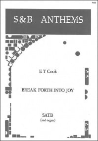 Cook: Break forth into joy SATB published by Stainer and Bell