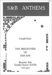 Finzi: The brightness of this day SSAATTBB published by Stainer and Bell