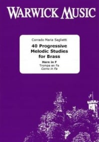 Saglietti: 40 Progressive Melodic Studies for Brass published by Warwick