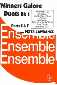 Winners Galore Duets Book 1 for Parts E & F published by Brasswind