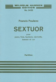 Poulenc: Sextuor (Study Score) published by Wilhelm Hansen
