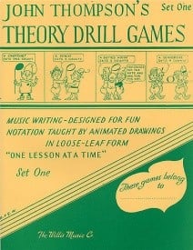 Theory Drill Games Set 1 by Thompson published by Willis Music