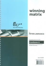 Winning Matrix for Trombone (Treble Clef) published by Brasswind