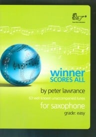 Winner Scores All for Saxophone published by Brasswind (Book & CD)