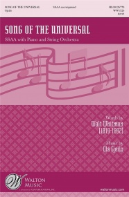 Gjeilo: Song of the Universal SSAA published by Walton