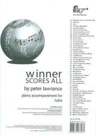 Winner Scores All Piano Accompaniment for Tuba published by Brasswind