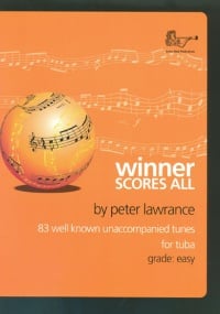Winner Scores All for Tuba (Bass Clef) published by Brasswind (Book & CD)