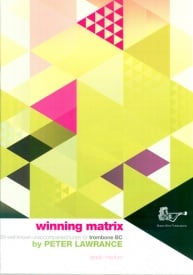 Winning Matrix for Trombone (Bass Clef) published by Brasswind (Book & CD)