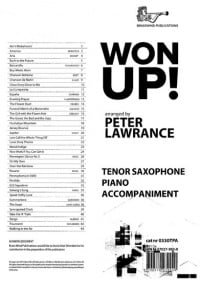 Won Up for Tenor Saxophone (Piano Accompaniment) published by Brasswind