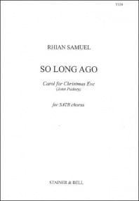 Samuel: So Long Ago SATB published by Stainer and Bell