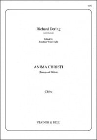 Dering: Anima Christi (Transposed Edition) CB published by Stainer and Bell