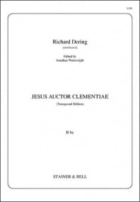 Dering: Jesus auctor clementiae (Transposed Edition) B published by Stainer and Bell