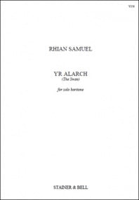Samuel: Yr Alarch (The Swan) for Solo Baritone published by Stainer and Bell