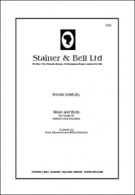 Samuel: Colours: Moon and Birds for Medium Voice and Piano published by Stainer & Bell