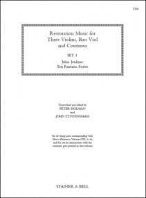 Restoration Music for Three Violins, Bass Viol and Continuo Set 1 published by Stainer & Bell
