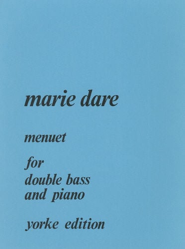Dare: Menuet for Double Bass published by Yorke